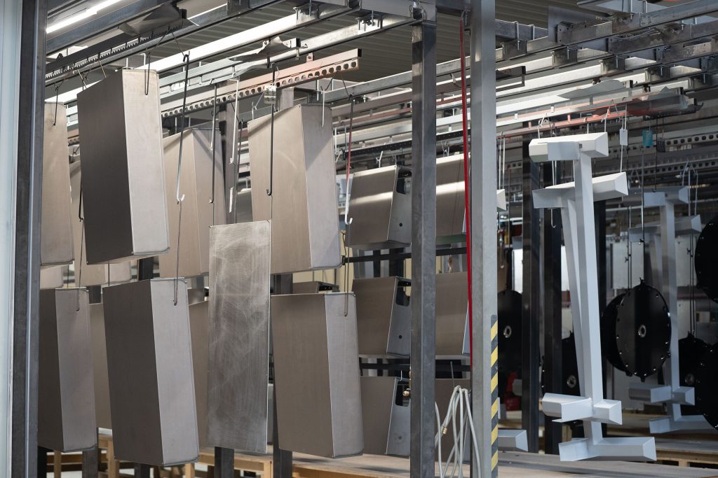 Components on the coating line